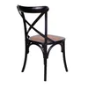 Silla De Comedor Madera Negro Cruceta en Negro - Sillas, Uruguay | Divino, vista 3 de 8