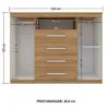 Cómoda MÁSTER en Madera natural - Cómodas, Uruguay | Palermo Casa Deco, vista 3 de 4