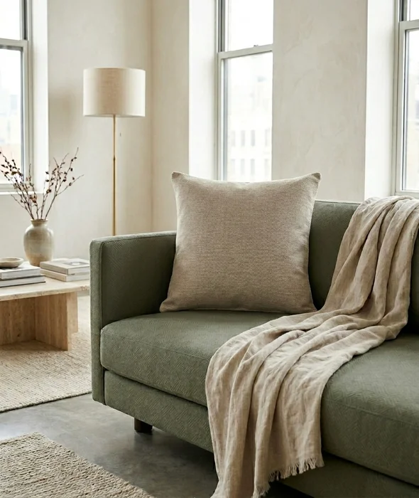 Almohadón Tela Tapicería Premium Gris en Gris - Textiles, Uruguay | Indrana