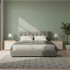 Mesa de Luz 2 cajones - Nordik - Beige en Beige - Mesas de luz, Uruguay | Ecowood, vista 2 de 4