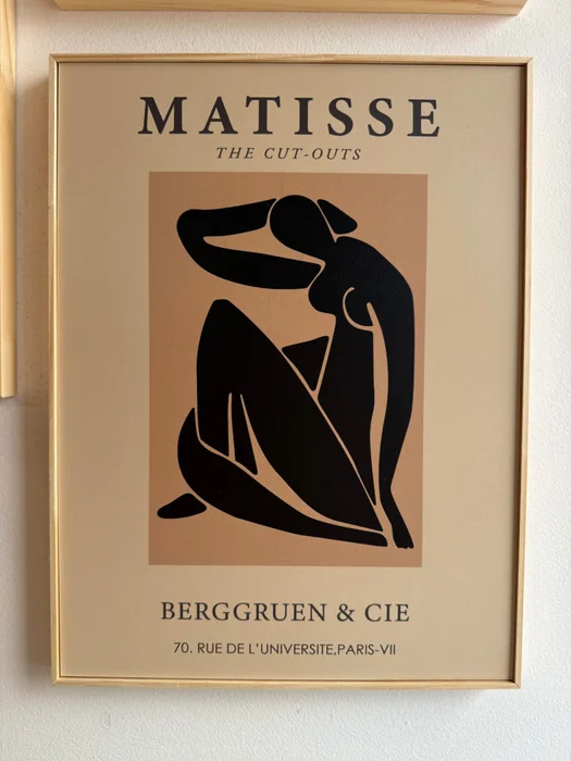 Kit 3 Cuadros - Matisse Beige/Negro - 30 × 40 en Negro - Decoración de pared, Uruguay | Berna Home, vista 4