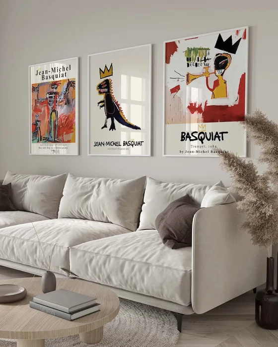 Basquiat N.03 en Multicolor - Láminas, Uruguay | La Cuadrería