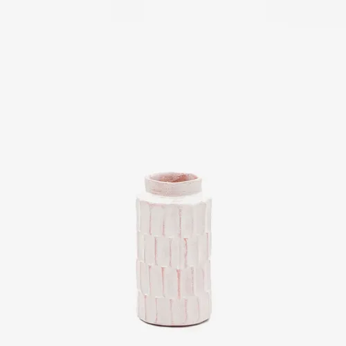 Jarrón Arisa de papel maché blanco - 22 cm en Blanco - Jarrones, Uruguay | Kavehome