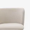 Silla Ciselia de chenilla beige y acero beige FSC Mix Credit en Beige - Sillas, Uruguay | Kavehome, vista 5 de 9