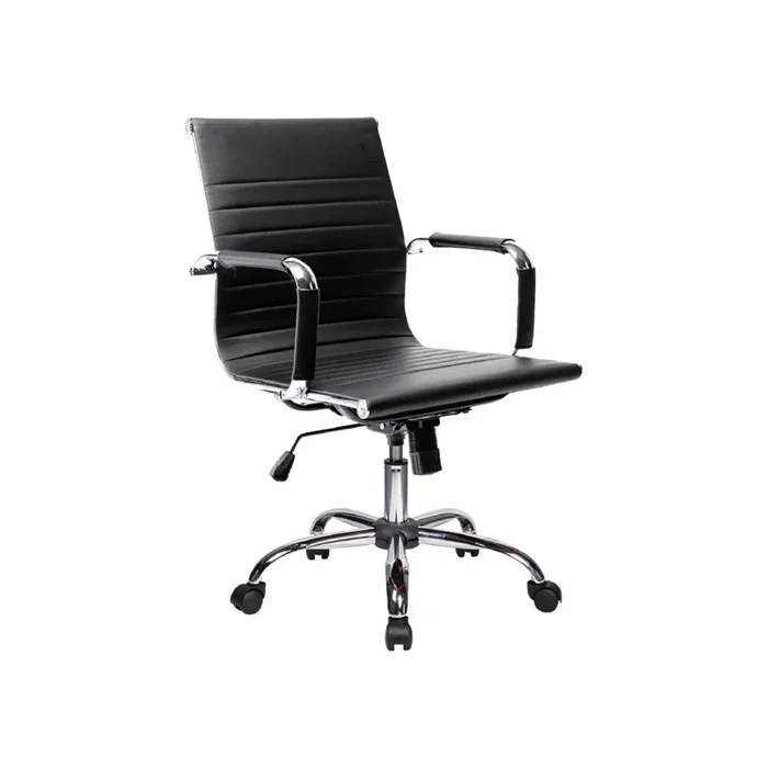 Silla De Escritorio Inox en Negro - Escritorios y sillas de escritorio, Uruguay | Ecowood