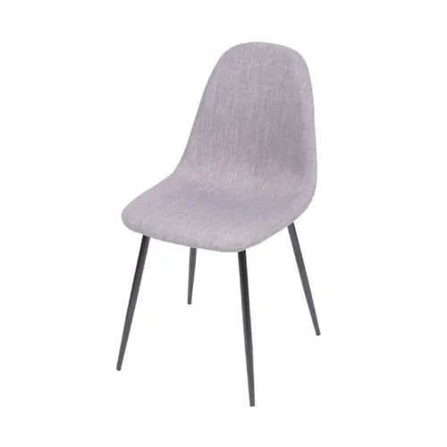 SILLA CHARLA LINO/METAL GRIS/NEGRO - Sillas, Uruguay | Decohogar