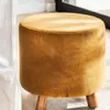 PUFF POLLY - TERCIOPELO ORO en Mostaza - Butacas, banquetas y puffs, Uruguay | La Iberica, vista 1 de 4