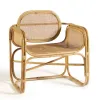 BUTACA MARTA RATTAN NATURAL 81X72X87H 32563 en Beige - Butacas, banquetas y puffs, Uruguay | Vinibel, vista 1 de 2