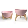 MACETA C/BASE MADERA 38X20CM TRYAS ROSA - Macetas, Uruguay | Decohogar, vista 2 de 5