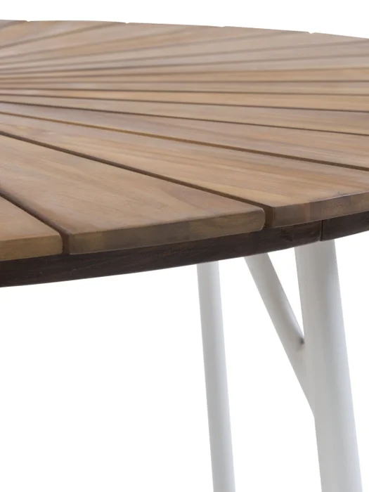 Mesa de jardín BASTRUP Ø120 mad dura/blanco en Multicolor - Muebles para el exterior, Uruguay | JYSK, vista 5