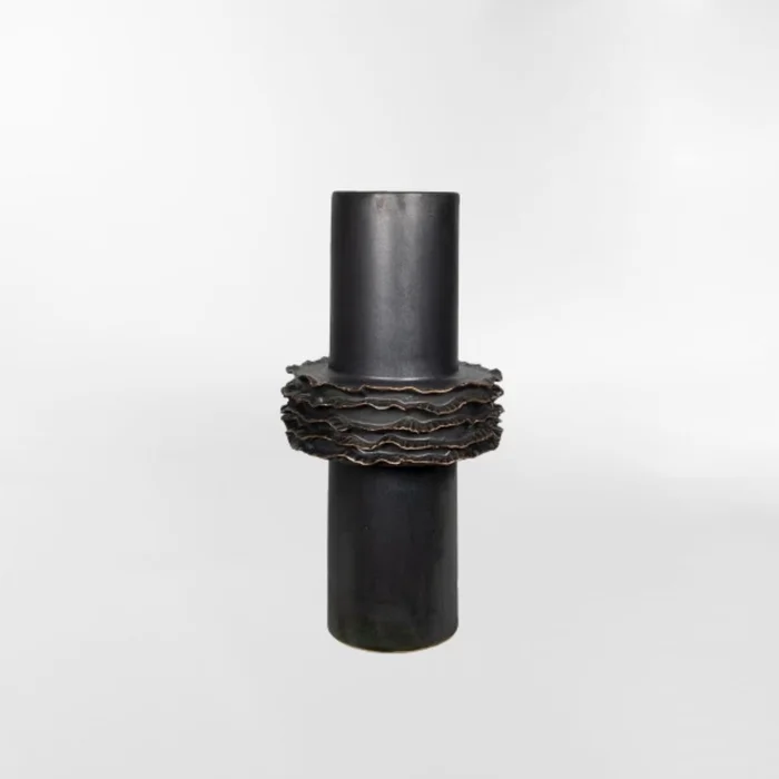 FLORERO ONDAS II Negro en Negro - Decoración, Uruguay | Viasono, vista 2