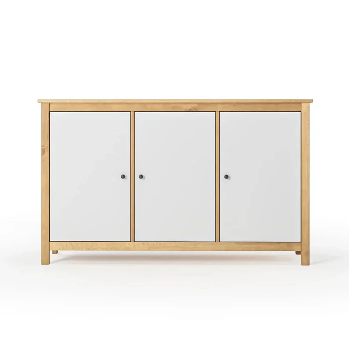 Cómoda Aparador 3 Puertas - Línea Maden - Blanco en Blanco - Aparadores y recibidores, Uruguay | Ecowood, vista 3