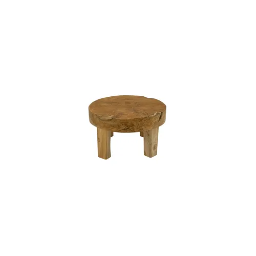 MESA OFELIA CLEAR RAIZ en Madera natural - Mesas de arrimo, Uruguay | Masinfinito Casa