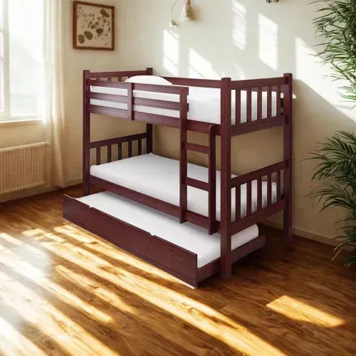 Cucheta con cama auxiliar en Marrón - Respaldos de cama, Uruguay | Concetto Casa