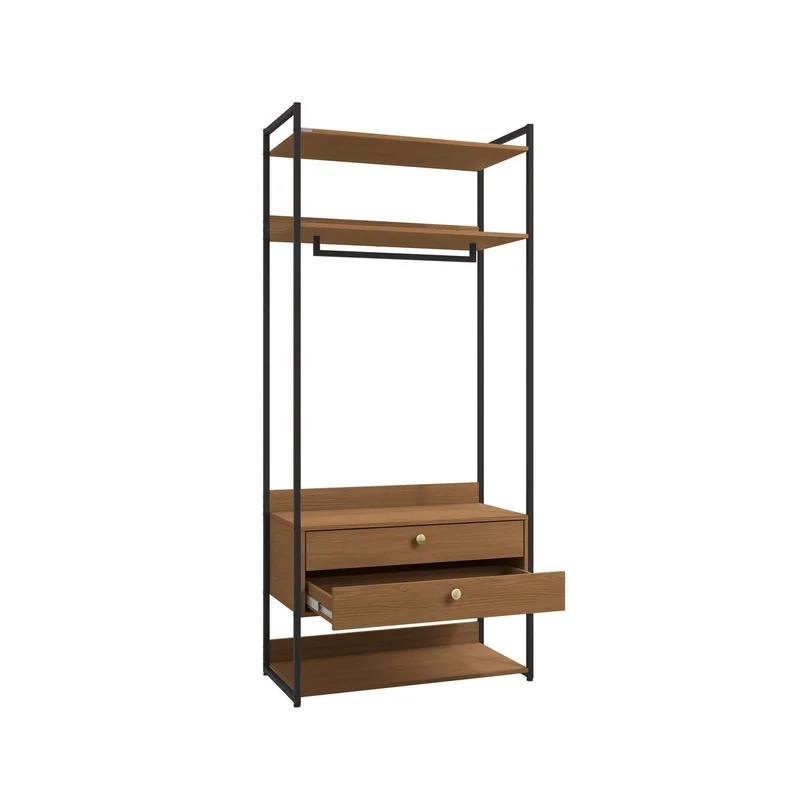 Closet Abierto Modular P47 - Linea Industrial en Madera natural - Roperos y placares, Uruguay | Balton, vista 8