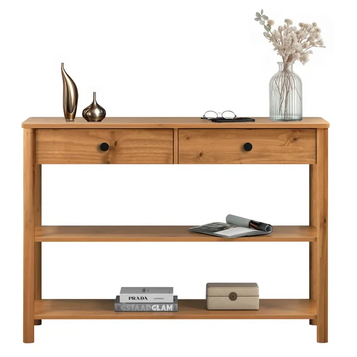 Aparador Recibidor 110CM Apama - Madera Maciza en Madera natural - Aparadores y recibidores, Uruguay | Balton, vista 11