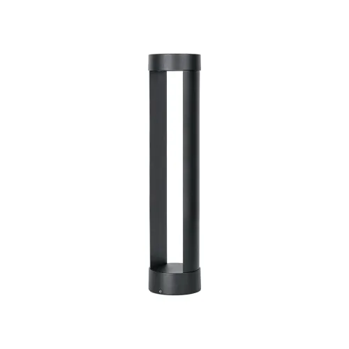 Luminaria Bolardo Exterior Burgos 12W 60 cm en Negro - Lámparas de pie, Uruguay | Serlux