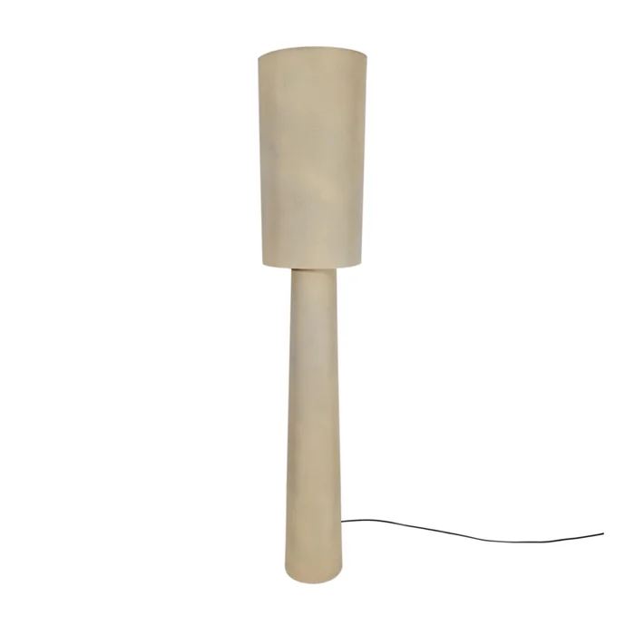 Lámpara de pie Metal Natural/beige Vml-13866 Arena en Beige - Lámparas de pie, Uruguay | Le Blanc