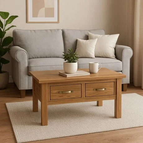 Mesa de living Linea El Dorado en Madera natural - Mesas de living, Uruguay | La Cueva Muebles, vista 9
