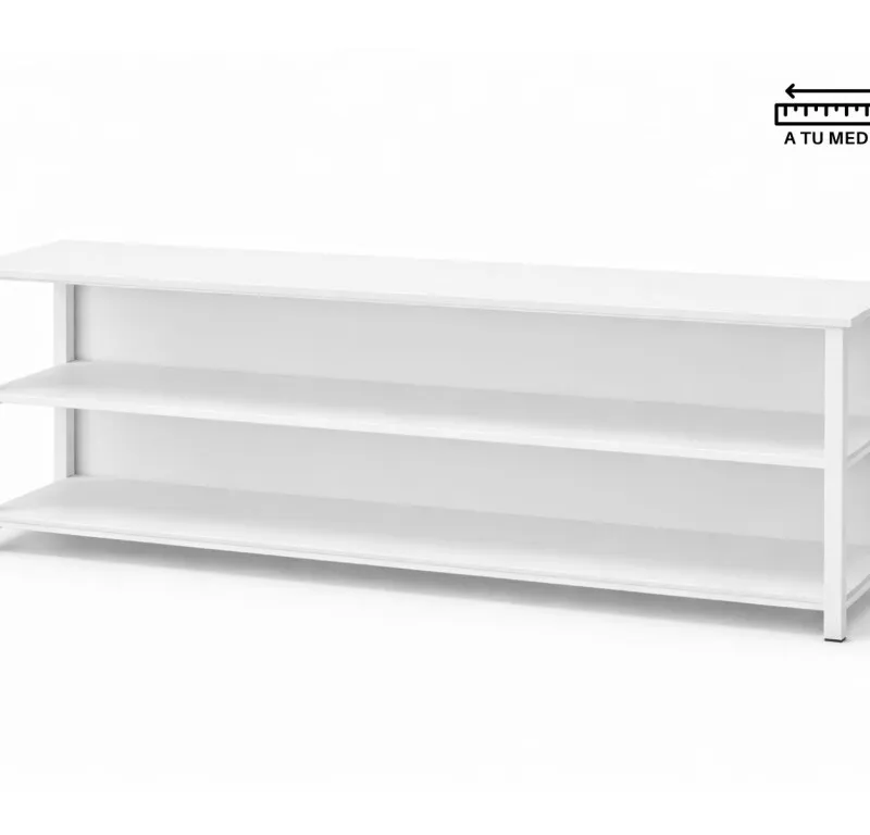 Rack WHITE 2.10m en Blanco - Muebles para TV, Uruguay | Finkel
