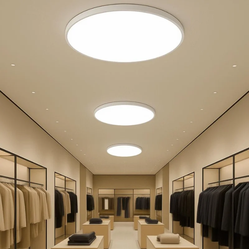 Plafón LED Grant Medium CCT Blanco en Blanco - Lámparas colgantes, Uruguay | Serlux, vista 3