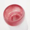 Jarrón Kelse de vidrio transparente y rosa 19 cm en Rosa - Jarrones, Uruguay | Kavehome, vista 3 de 4