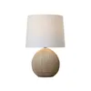 LAMPARA DE MESA CERAMICA D34x51CM LINEAS CAMEL en Beige - Lámparas de mesa, Uruguay | Koz, vista 1 de 2