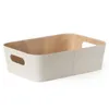 ORGANIZADOR CON ASAS 26.2X37.5X11CM EXT TELA CREMA en Beige - Canastos, Uruguay | Decohogar, vista 1 de 4