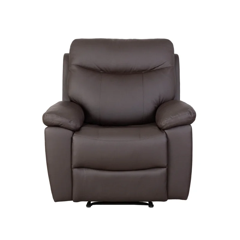 Recliner 1 Cuerpo Simil-cuero Marron Lexus en Marrón - Sillones y sofás, Uruguay | Divino, vista 3