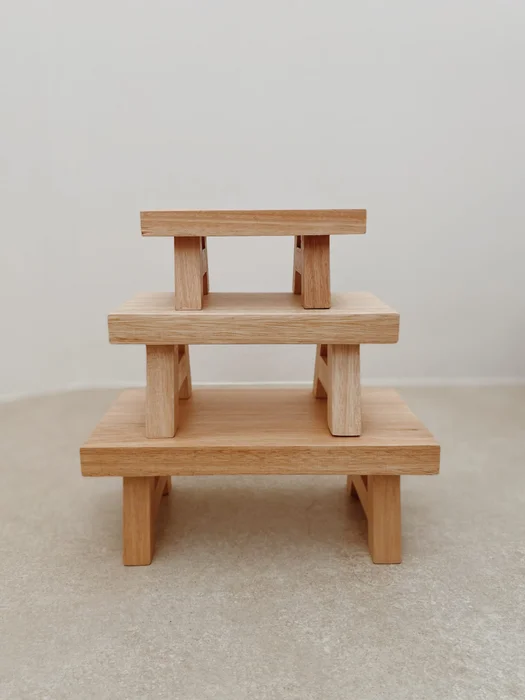 Banquito 4p de 15 cm en Madera natural - Decoración, Uruguay | Dreams On Time, vista 12