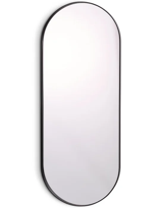 Espejo MARSTAL oval 40x100 negro en Negro - Espejos, Uruguay | JYSK
