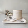 Kit desayuno con vaso de cerámica, apoya cucharas, plato y cucharita - Decoración, Uruguay | Dreams On Time, vista 34 de 46