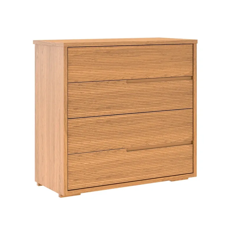 Cómoda 4 cajones - Nordik - Marrón - Cómodas, Uruguay | Ecowood