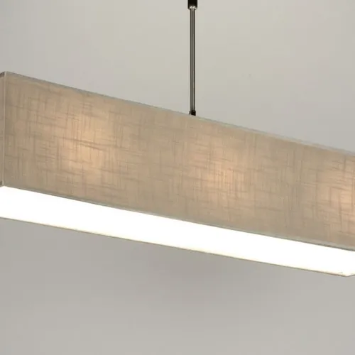 Colgante rectangular taupe en Beige - Lámparas colgantes, Uruguay | La Perla