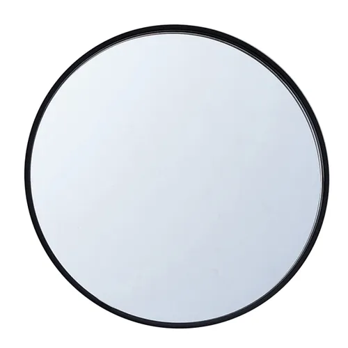 Espejo Circular - Borde Negro en Negro - Espejos, Uruguay | Rústico Hogar