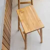 Banqueta de barra en madera teca en Madera natural - Butacas, banquetas y puffs, Uruguay | Entrecasa, vista 2 de 4