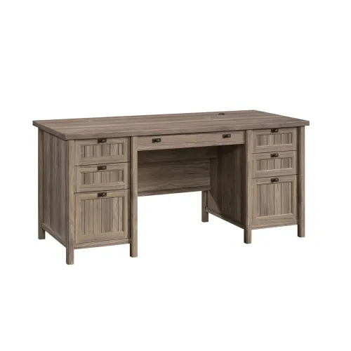 Escritorio - Múltiples Cajones - Sauder - Línea Costa en Madera natural - Escritorios y sillas de escritorio, Uruguay | Ecowood
