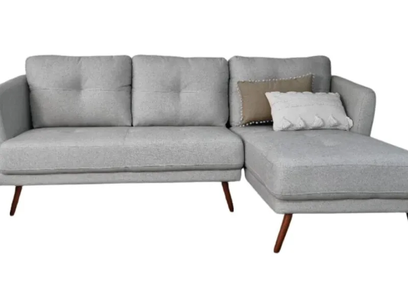 Sofá con Chaise BOHO Derecho - Gris en Gris - Sillones y sofás, Uruguay | Finkel