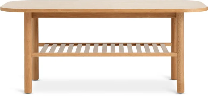 Mesa de centro LYNGVIG 60x110 c/estante roble nat en Madera natural - Mesas de arrimo, Uruguay | JYSK, vista 2