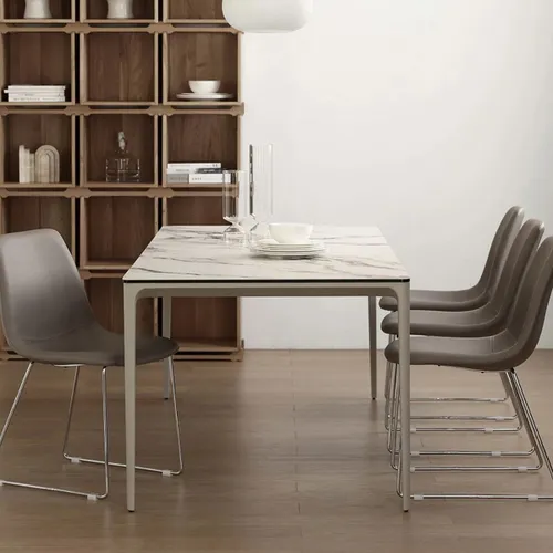 MESA DE COMEDOR GAEL Blanco - Mesas de comedor, Uruguay | Viasono