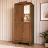 ROPERO COBRE 2 PUERTAS CON ESPEJO 1293C - Roperos y placares, Uruguay | Rosas Hermanos, vista 4 de 4