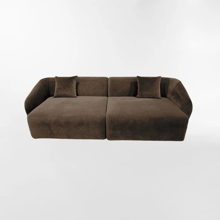 Sillón MOCA MARRÓN 3 CUERPOS en Marrón - Sillones y sofás, Uruguay | Viasono, vista 3