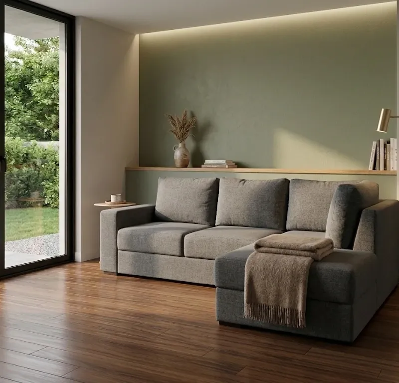 Sofá Esquinero 2.45 x 1.80m | Amplio, Elegante y Versátil | Ideal para Optimizar Espacios en Llega hoy - Sillones y sofás, Uruguay | Urumobil