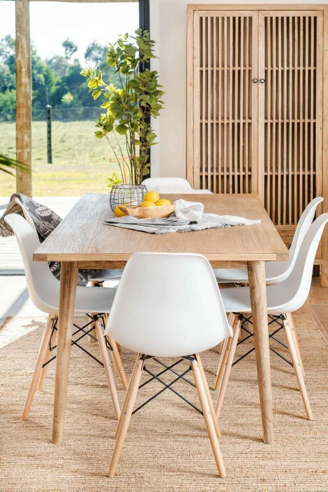 MESA COMEDOR NORDICA - OLMO NATURAL - 1.80 X 0.90 MTS en Madera natural - Mesas de comedor, Uruguay | La Iberica, vista 37