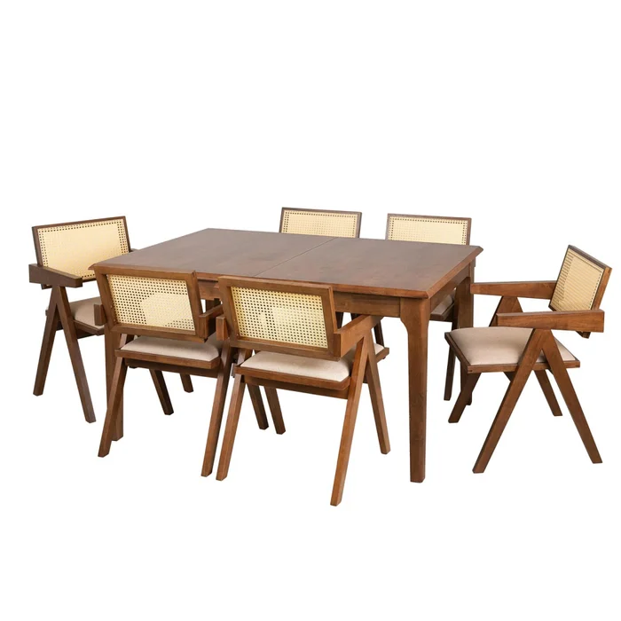 Mesa Extensible Madera Marron Inari en Marrón - Mesas de comedor, Uruguay | Divino, vista 6