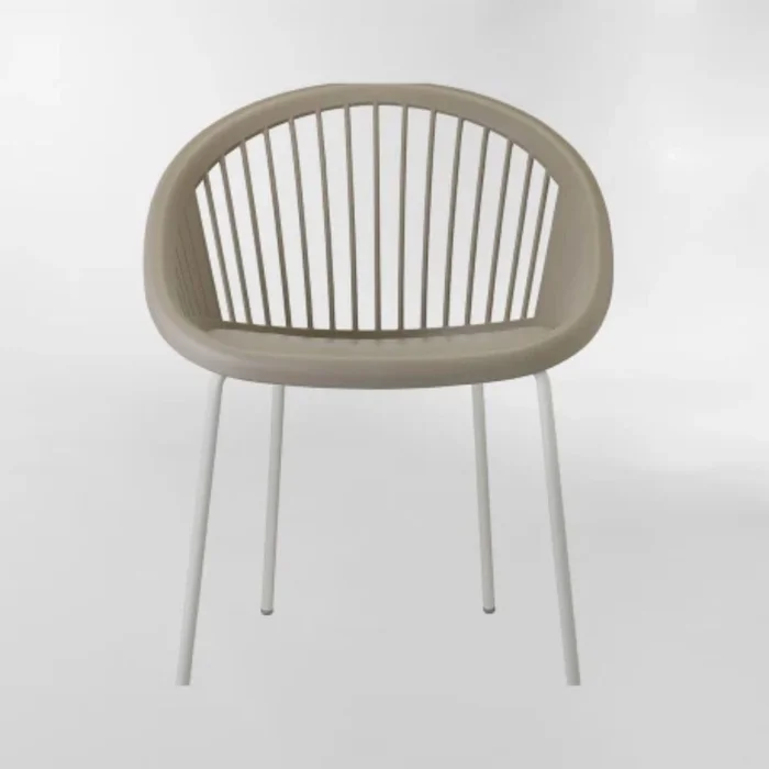Silla de exterior GIULIA Natural en Gris - Sillas, Uruguay | Viasono, vista 2