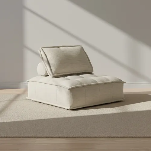 Sofá Modular 1 Cuerpo Tela-premium Natural-beige Element Beige en Beige - Sillones y sofás, Uruguay | Divino