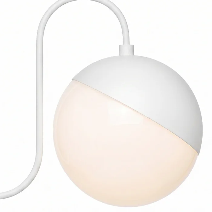 Colgante LED Bola Magnético G2 6W 2700K Blanco en Negro - Lámparas colgantes, Uruguay | Serlux, vista 3