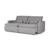 Sofá Cama Sense - Tela Microfibra - Berlin 05 (Ceniza) en Gris - Sillones y sofás, Uruguay | NYR, vista 4 de 8