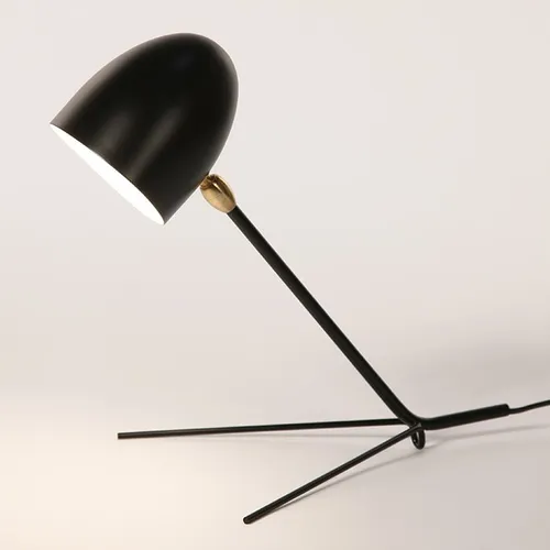 Cocotte Lamp | Serge Mouille, 1957 en Negro - Lámparas de mesa, Uruguay | Mad for Modern